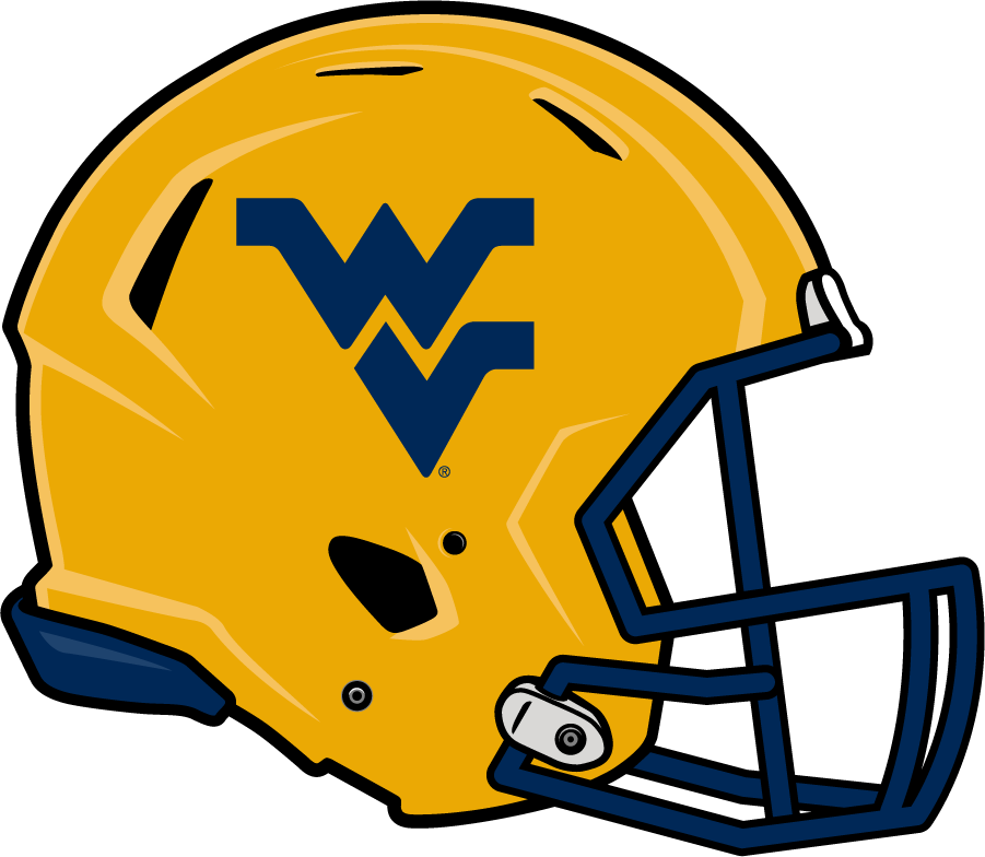West Virginia Mountaineers 2014-Pres Helmet Logo v3 DIY iron on transfer (heat transfer)